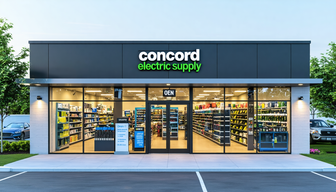 Concord Electric Supply : Tout ce que vous devez savoir sur ses services, ses avis clients, sa localisation et ses heures d&rsquo;ouverture