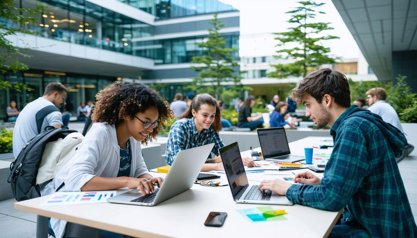 explorez le master en informatique en alternance à nexa digital school : découvrez le programme complet, l’équilibre entre études et entreprise, et plongez dans la vie dynamique du campus. préparez votre avenir numérique dès aujourd’hui !