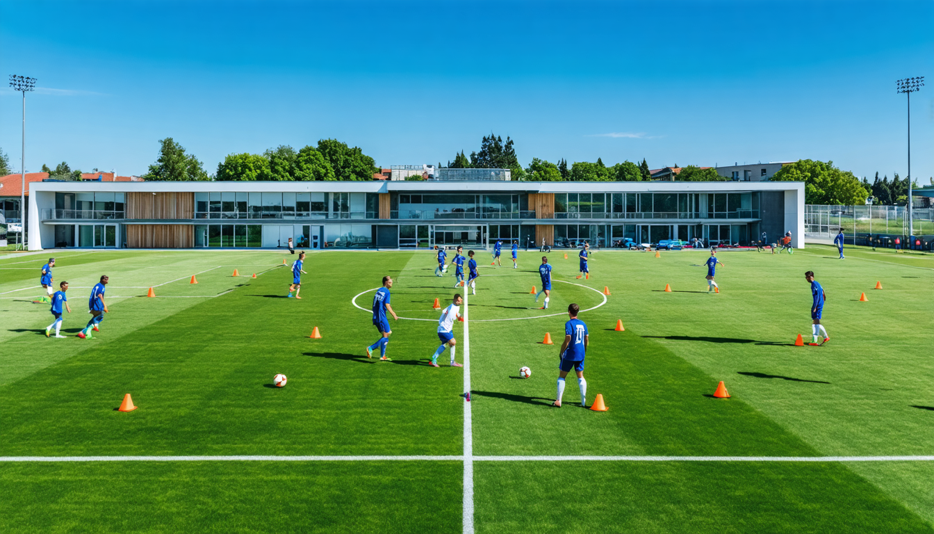 découvrez le centre de formation du lyon foot, un lieu d'excellence dédié à l'épanouissement et au développement des jeunes talents du football.