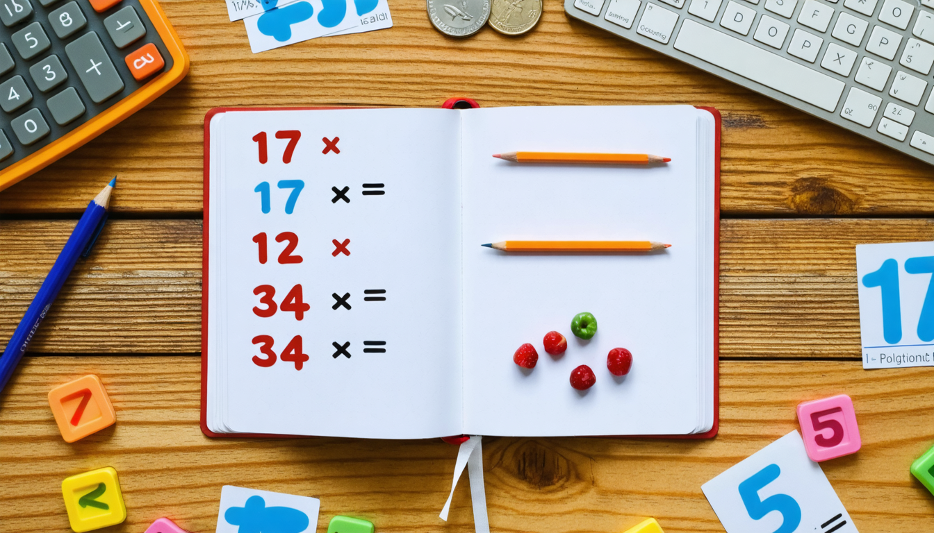 découvrez la table de multiplication de 17 expliquée simplement avec des exemples clairs et accessibles pour mieux comprendre et mémoriser.